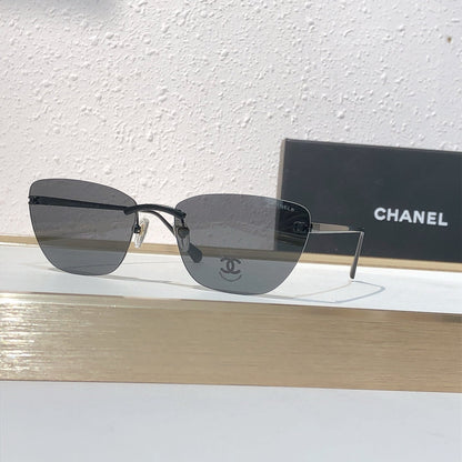 9 Color Rimless Cat-Eye Sunglasses 4286T