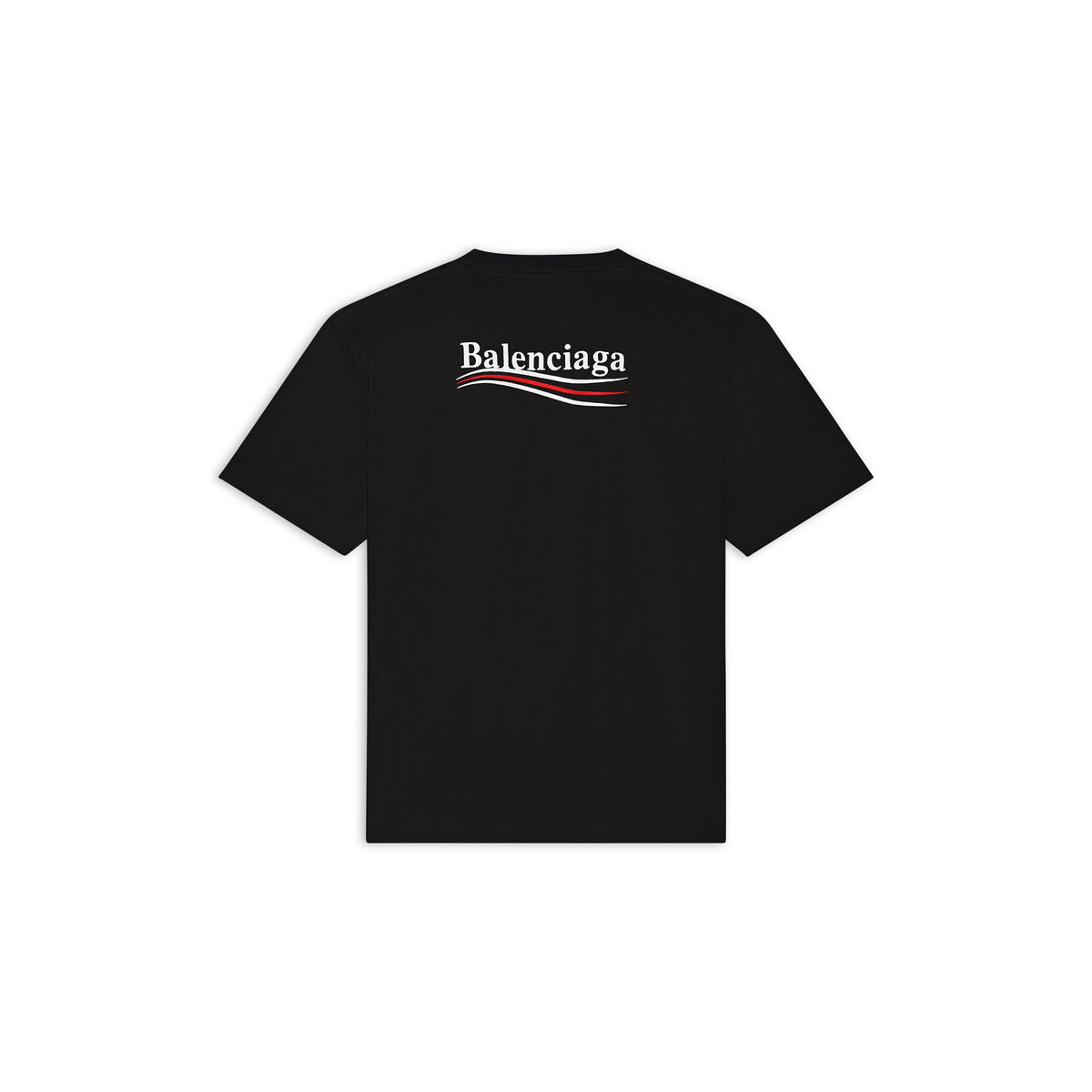 Klassisches Rundhals-Baumwoll-T-Shirt mit Print