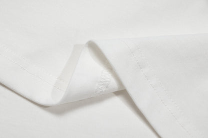 Stretch-Baumwoll-T-Shirt mit Grafikdruck (bevorzugt für den Sommer)