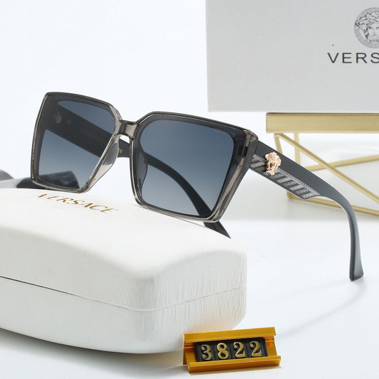 Vintage Eckige Medusa Sonnenbrille
