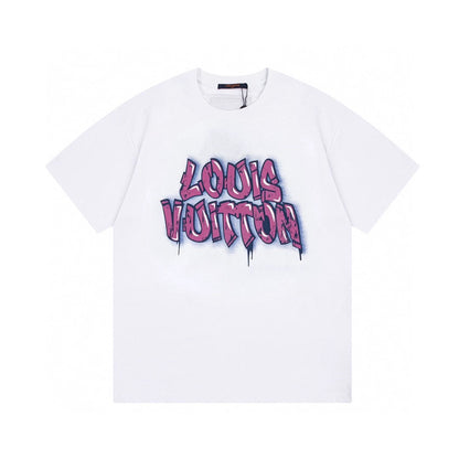 Kurzarm-Shirt mit Graffiti-Print