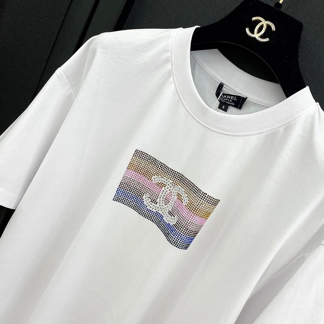 Regenbogen Hot Diamond Kurzarm