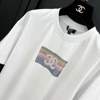 Regenbogen Hot Diamond Kurzarm