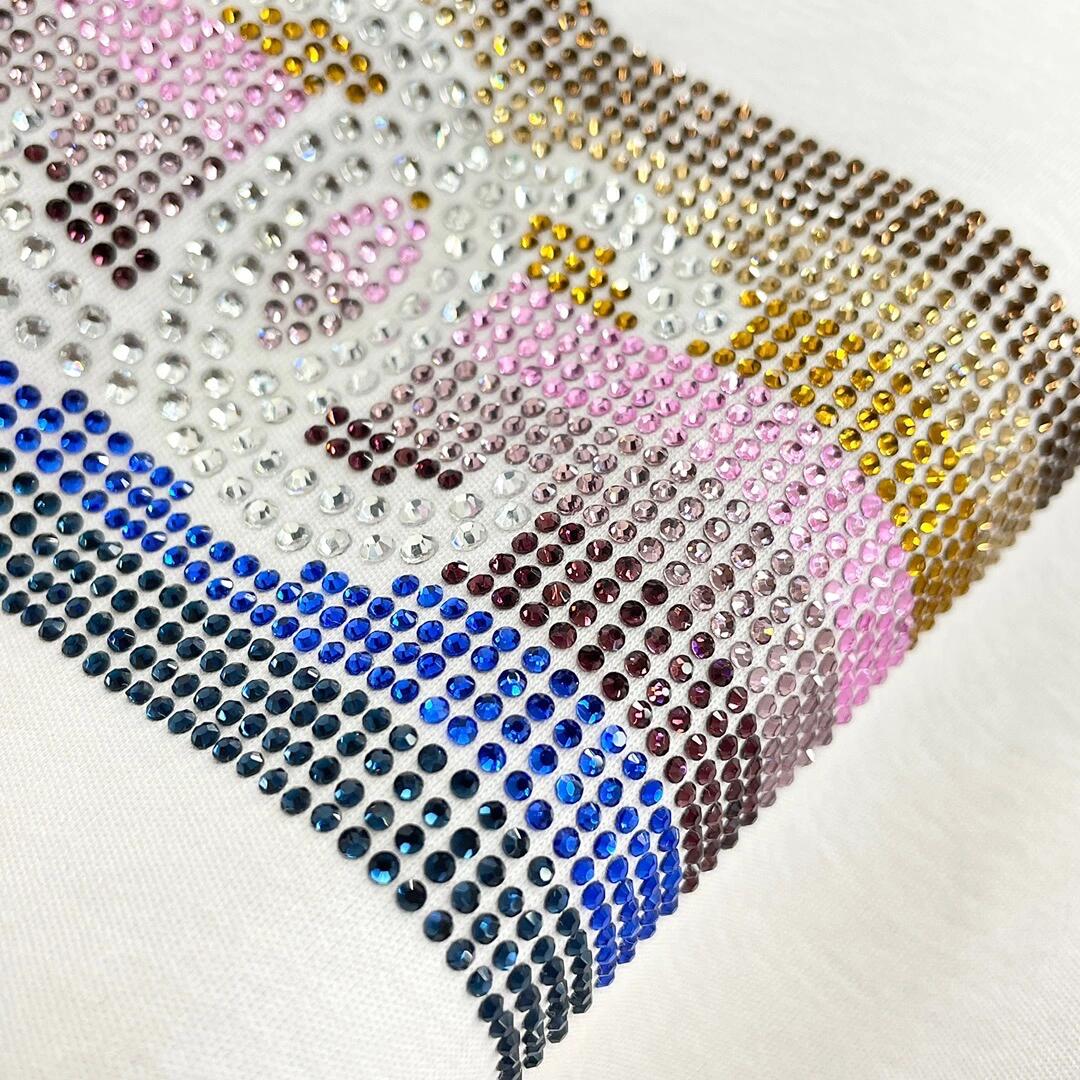 Regenbogen Hot Diamond Kurzarm