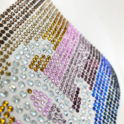 Regenbogen Hot Diamond Kurzarm