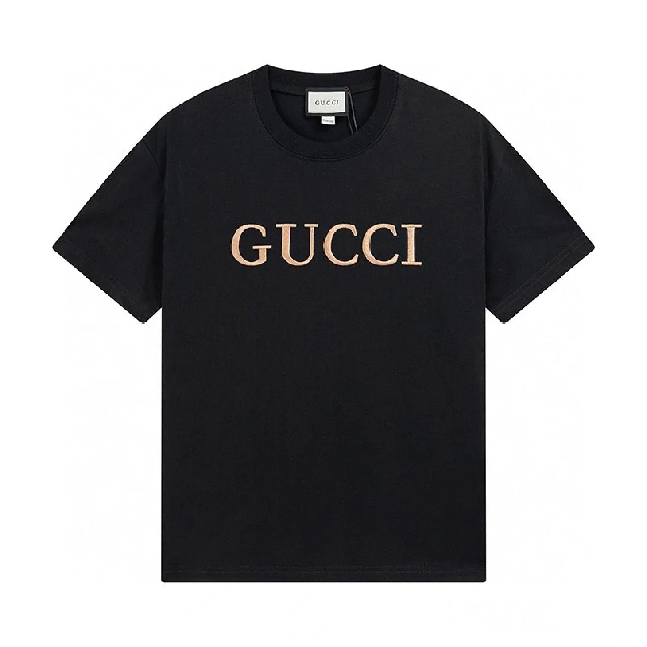 Besticktes Rundhals-T-Shirt