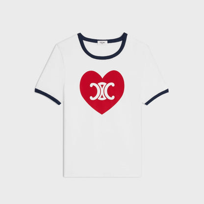 Triomphe Herz Baumwoll-T-Shirt