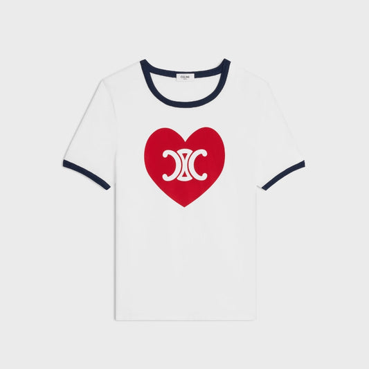 Triomphe Herz Baumwoll-T-Shirt