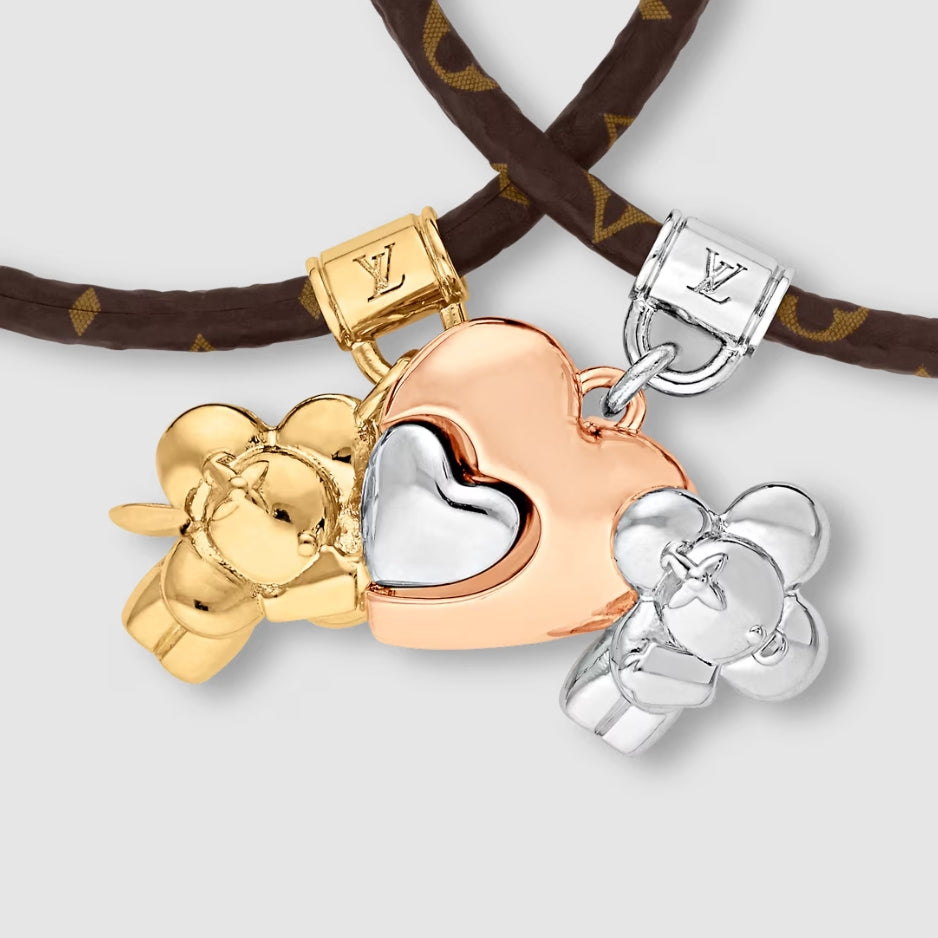 Lederarmband für Paare mit Love Spliced Puppe