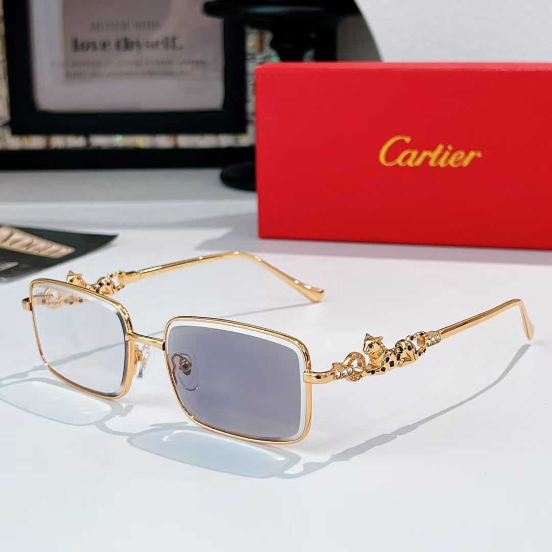 7 Color  Diamond Cheetah Sunglasses 20118