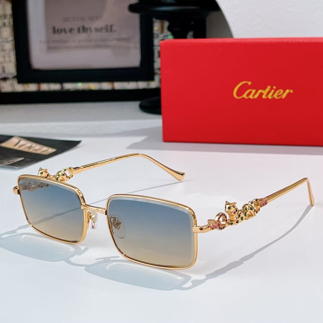 7 Color  Diamond Cheetah Sunglasses 20118