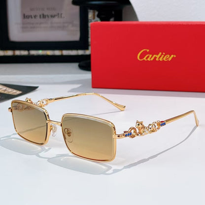 7 Color  Diamond Cheetah Sunglasses 20118