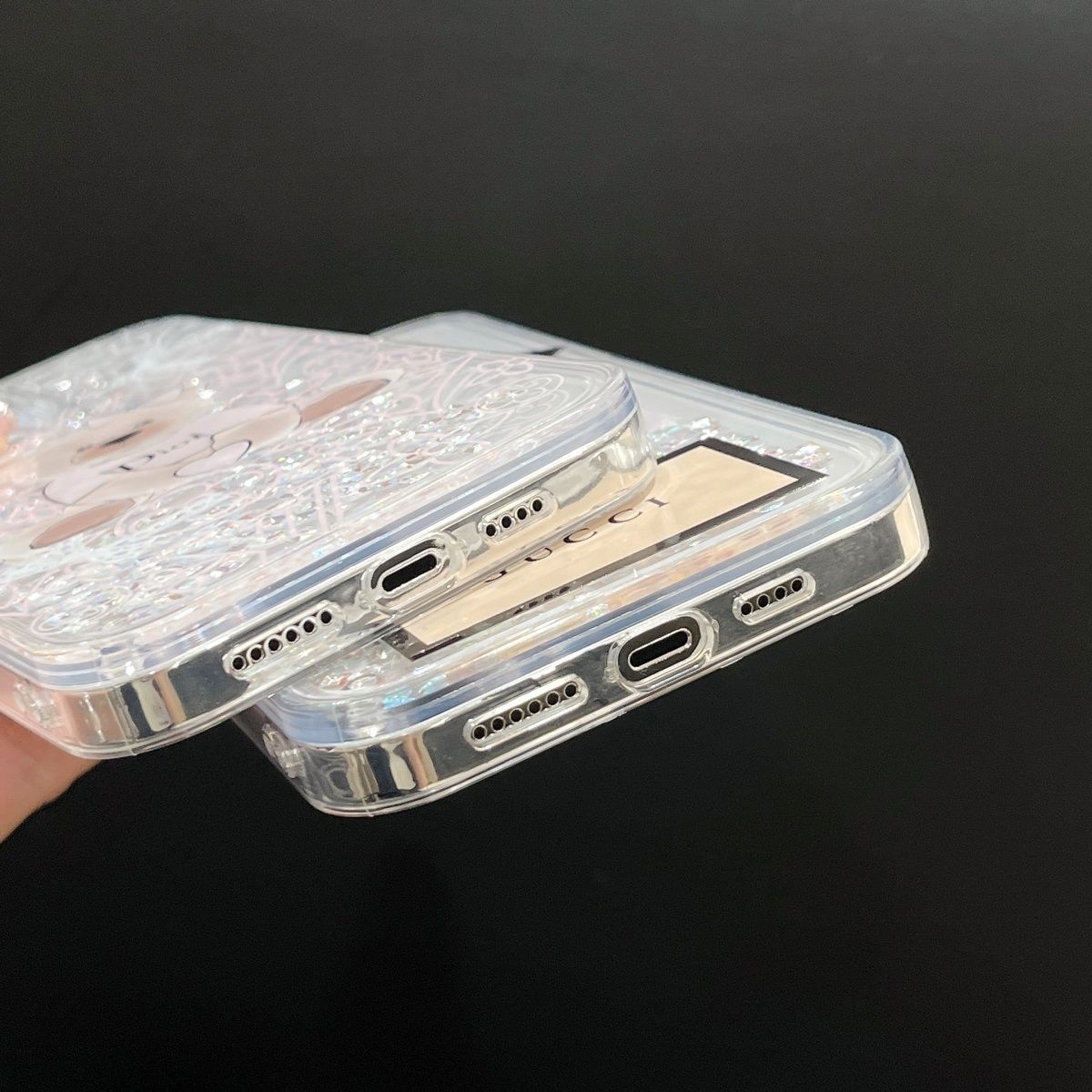 Modische Diamant-Treibsand-Hülle