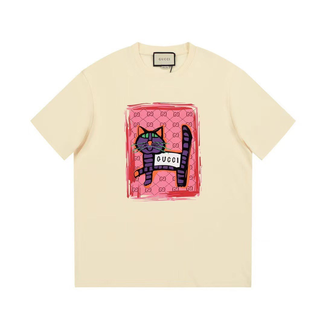 Katzenmotiv-T-Shirt