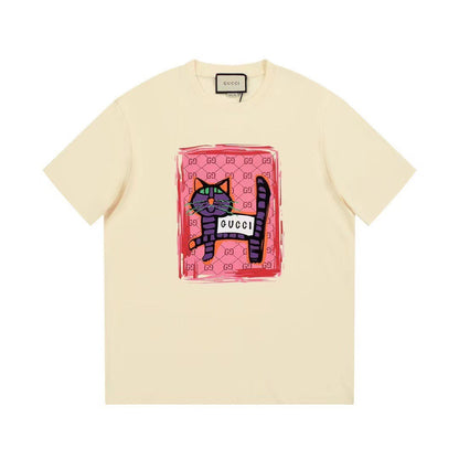 Katzenmotiv-T-Shirt