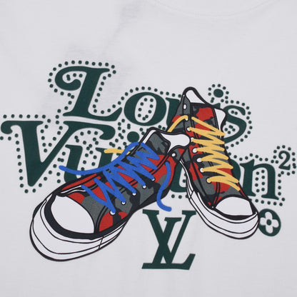 Schuhe Print T-Shirt