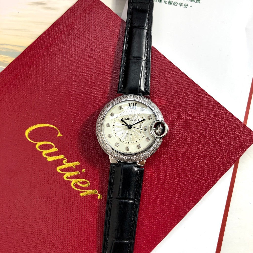 Premium Stainless Steel Mechanical Watch 4 Style Options Crystal Marker Design Elegant Luxury Look