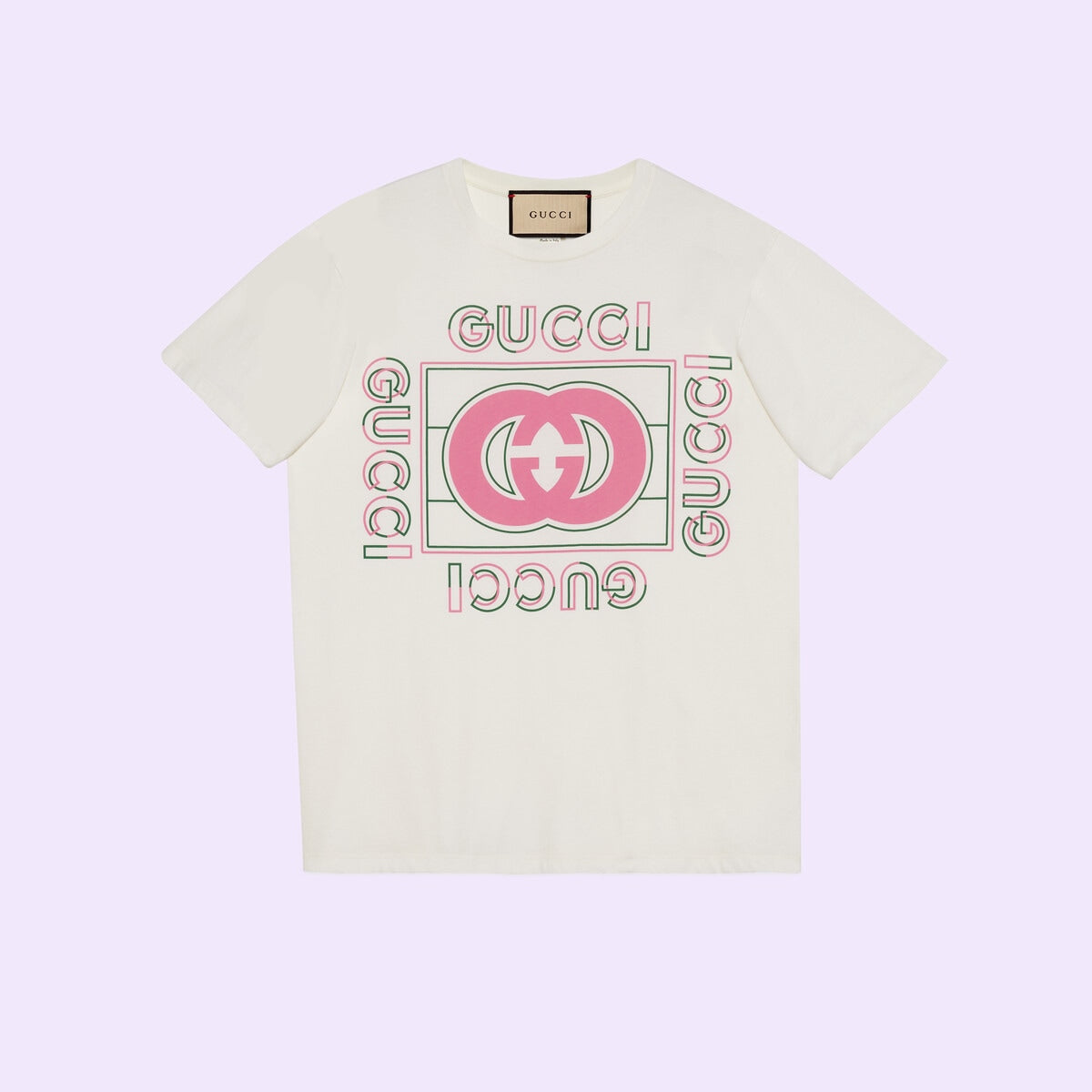 Rosa Vintage-Print T-SHIRT