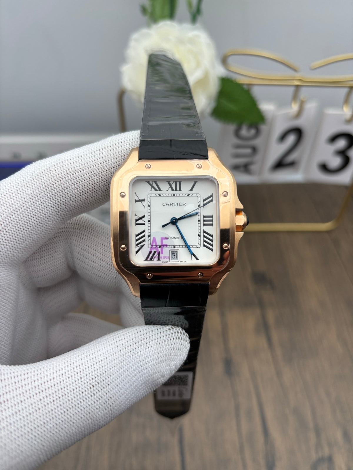 Steel Mechanical Watch 18 Style Options Classic Square Roman Numeral Design Luxury Look