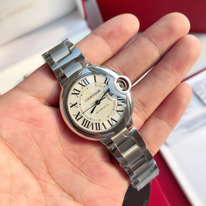 Steel Mechanical Watch 11 Style Options Crystal Marker Design Elegant Luxury Look