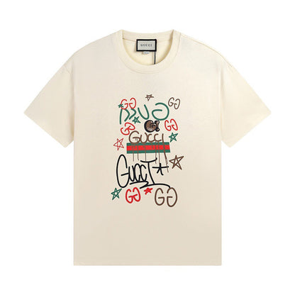 T-Shirt mit Graffiti-Print