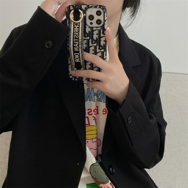 Stoffbesticktasche