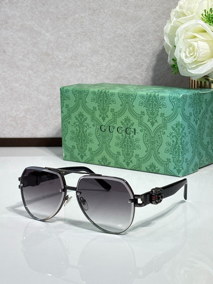 7 Color Rimless Round Sunglasses 1595