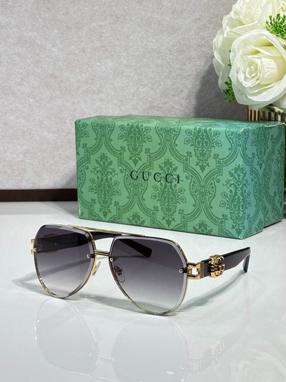 7 Color Rimless Round Sunglasses 1595