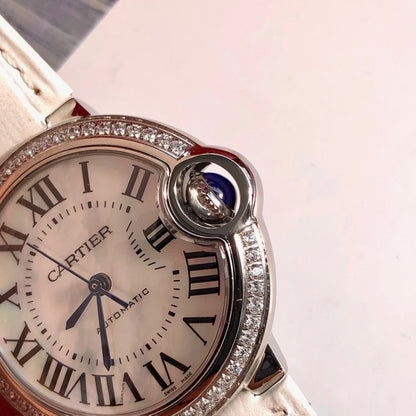 Premium Steel Mechanical Watch 8 Style Options Crystal Bezel Design Elegant Luxury Look