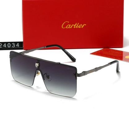 New frameless oversized sunglasses for men and women