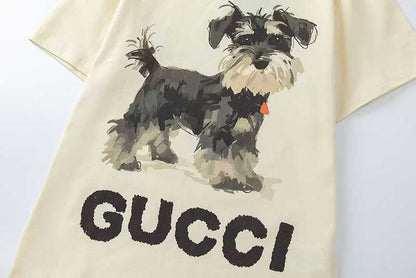 Neues Schnauzer-Cartoon-T-Shirt