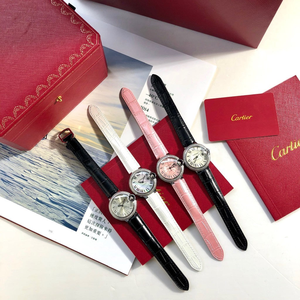 Premium Stainless Steel Mechanical Watch 4 Style Options Crystal Marker Design Elegant Luxury Look