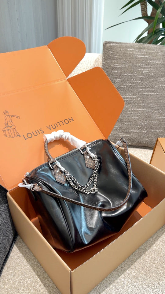 Speedy 30-Inspired Casual Handbag