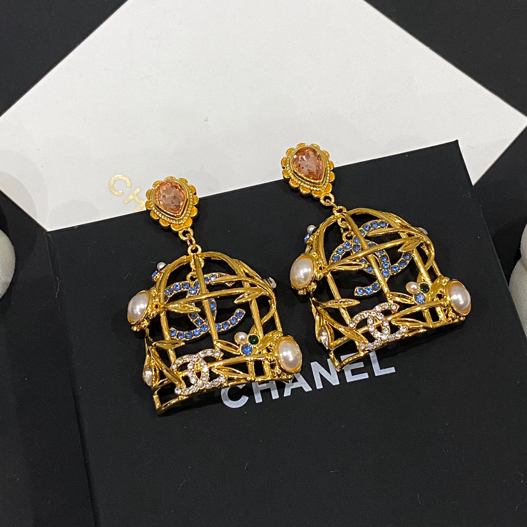 Retor Gold Vogelkäfig-Ohrstecker