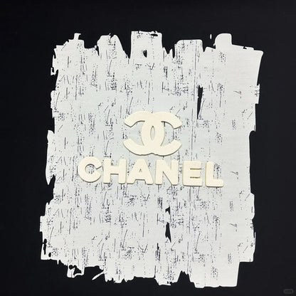 Großflächiger Graffiti-3D-Logo-Print, lässiges Kurzarm-T-Shirt