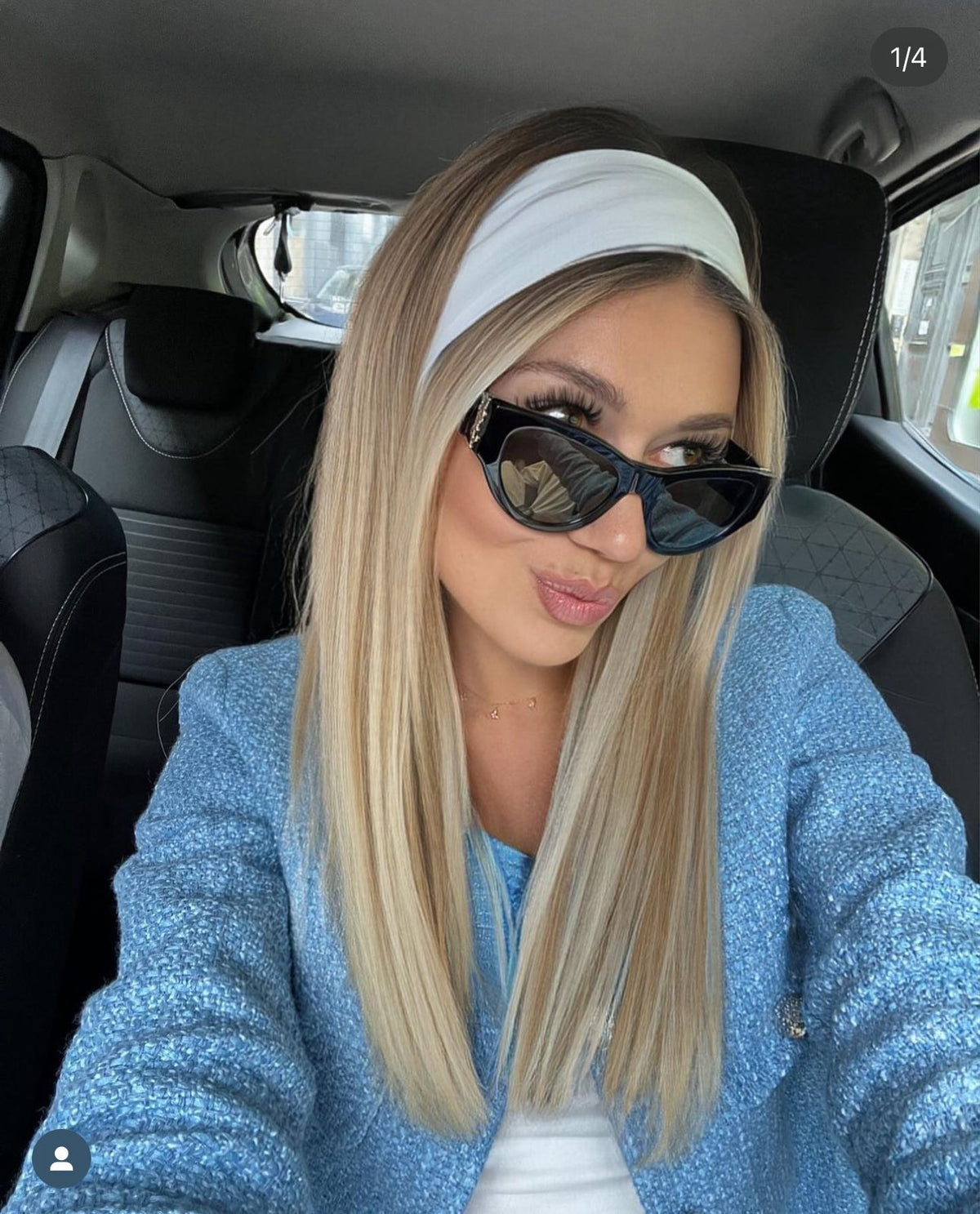 Modische neue Cat-Eye-Sonnenbrille