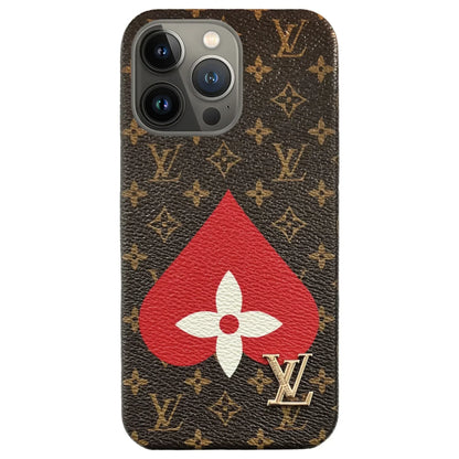 HEART LEATHER CASE