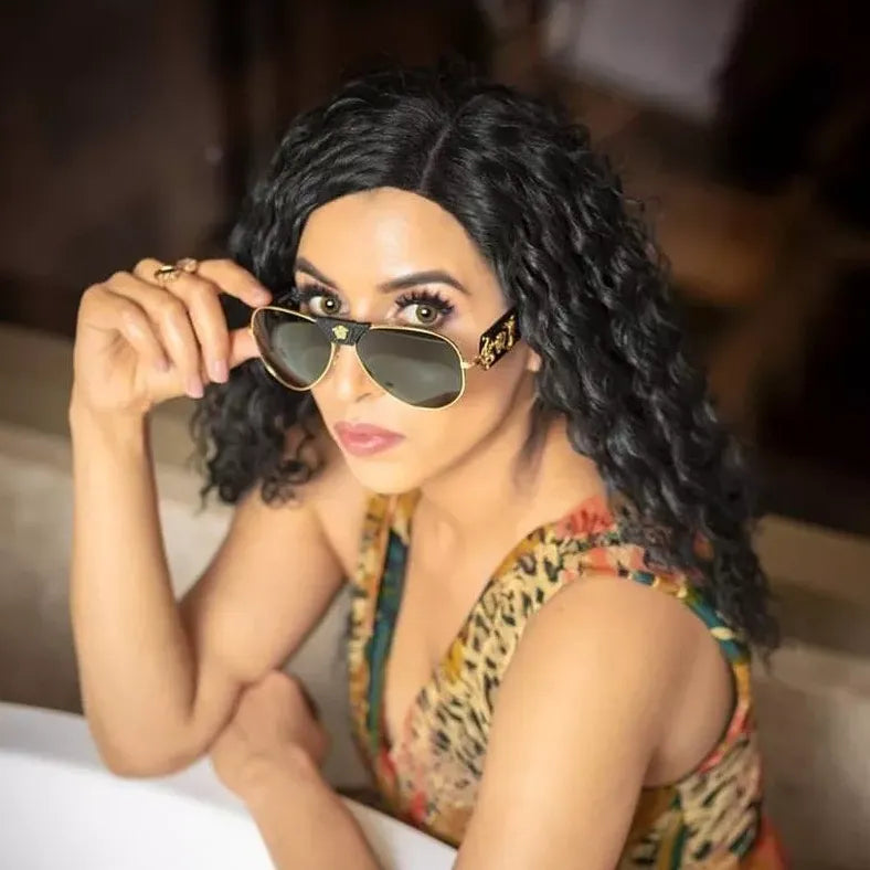 9 Colors Retro Metal Portrait Sunglasses