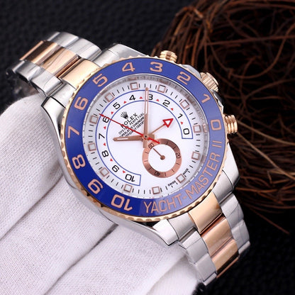 Premium Stainless Steel Mechanical Regatta Watch 4 Color Options Classic Sport Luxury Style