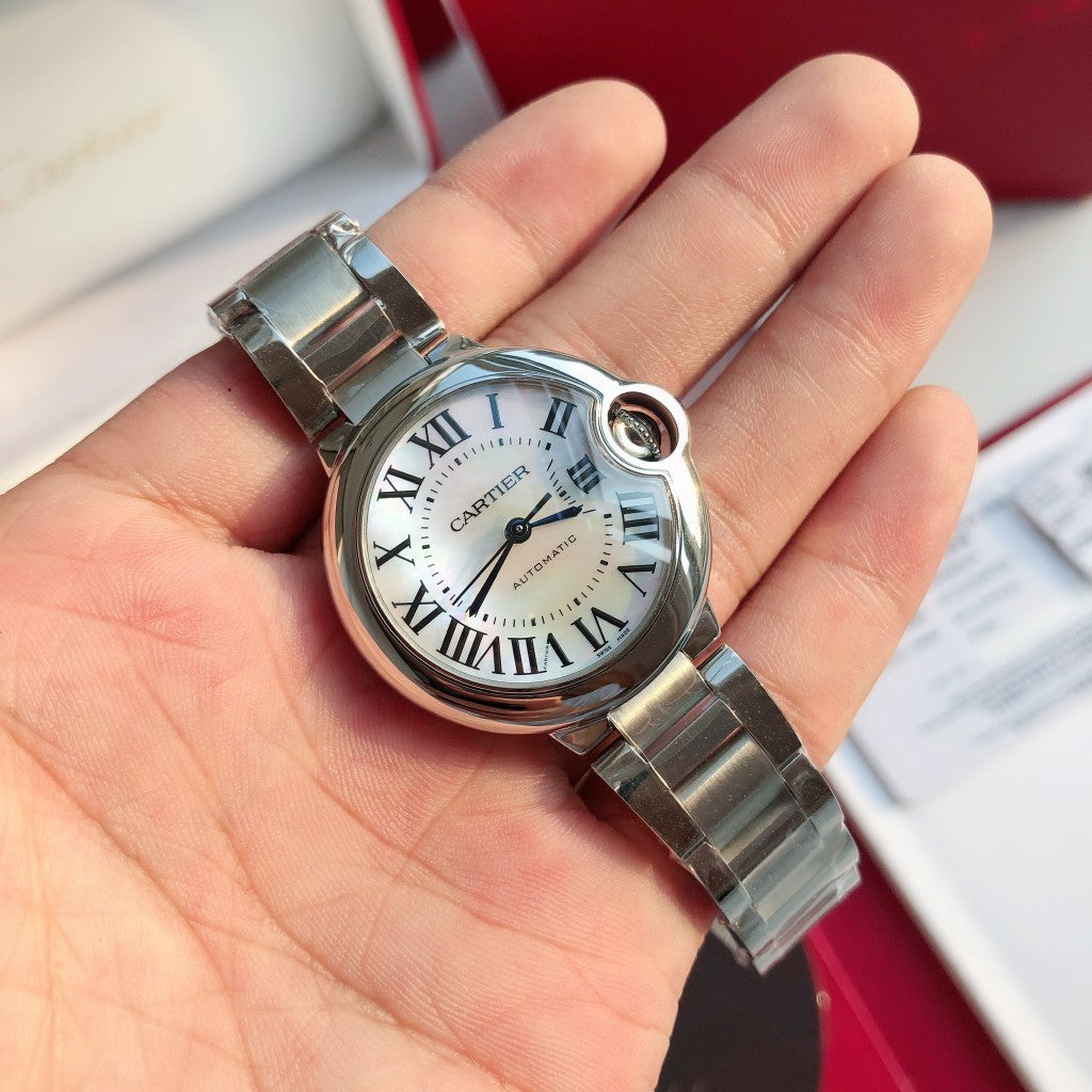 Steel Mechanical Watch 11 Style Options Crystal Marker Design Elegant Luxury Look