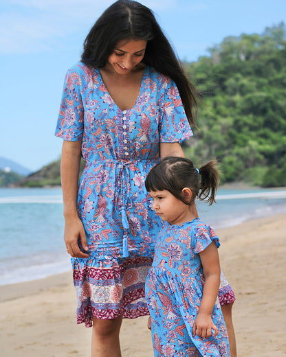 Aqua Sunbird kurzes Kleid