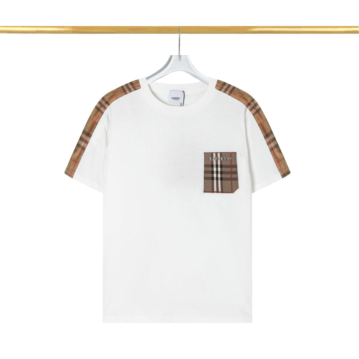 Klassisches kariertes T-Shirt