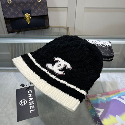 Verdickte Korallenfleece-Strickmütze