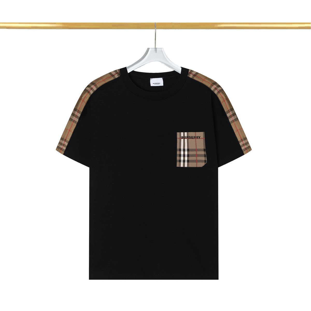 Klassisches kariertes T-Shirt
