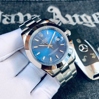 Premium Stainless Steel Mechanical Watch 5 Color Options Classic Luxury Style