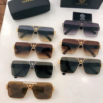 European and American style UV-protective metal sunglasses