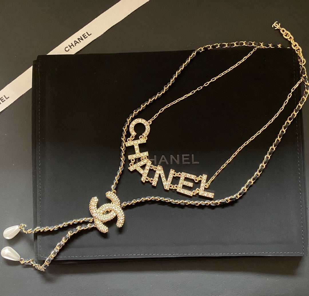 Mode-Diamant-Doppelkette