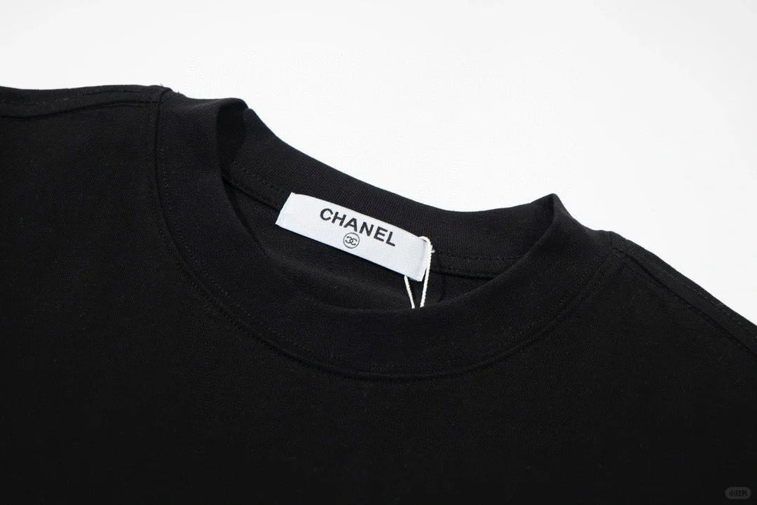 Großflächiger Graffiti-3D-Logo-Print, lässiges Kurzarm-T-Shirt