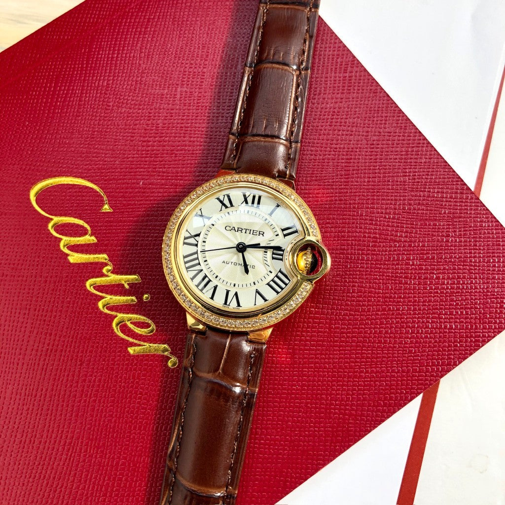 Premium Steel Mechanical Watch 8 Style Options Crystal Bezel Design Elegant Luxury Look