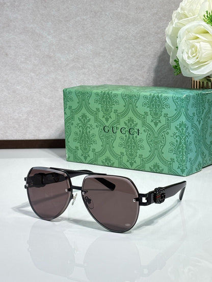 7 Color Rimless Round Sunglasses 1595